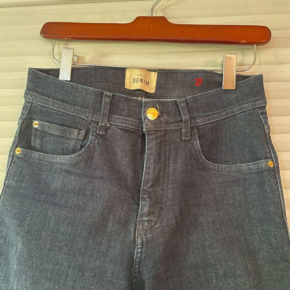 Sezane Perfect Slim 7/8 Denim Jeans